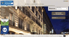 Desktop Screenshot of hotelregenceetoile.com